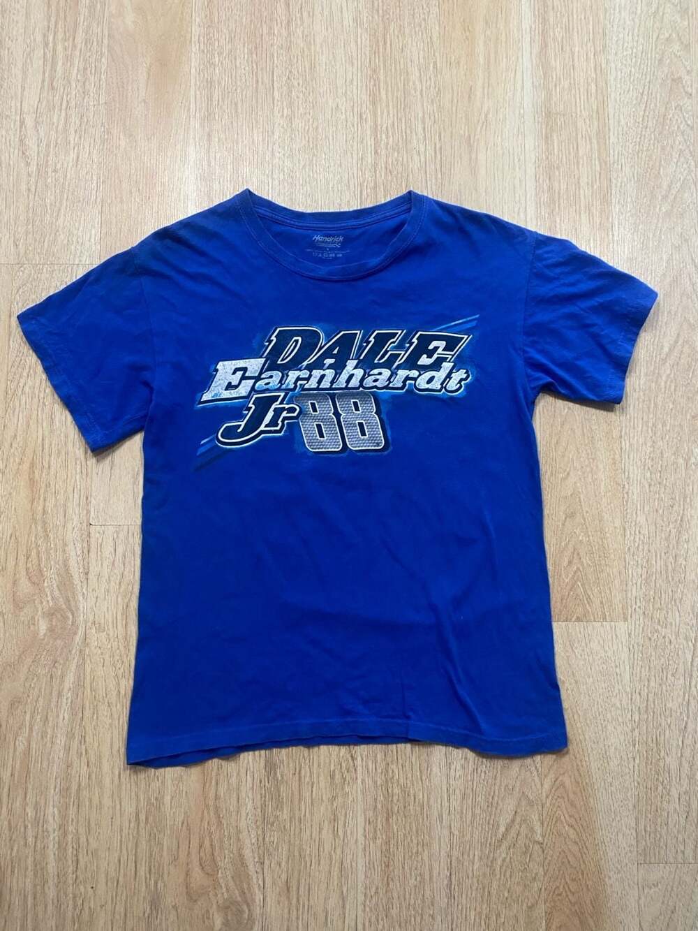 Hendrick Motorsports Dale Earnhardt Jr 88 NASCAR Racing T-Shirt Size S Blue